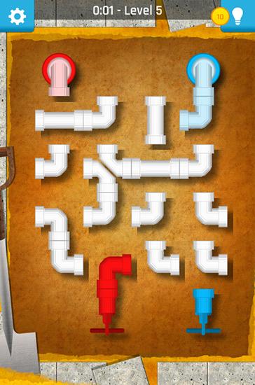 Screenshots of the Pipe twister: Best pipe puzzle for Android tablet, phone.