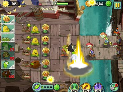 Screenshots of the Plants vs. zombies 2: it's about time for Android tablet, phone.