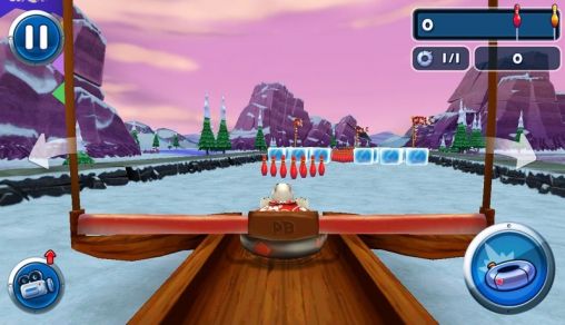 Screenshots of the Polar bowler for Android tablet, phone.