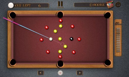 Screenshots of the Pool billiards pro for Android tablet, phone.