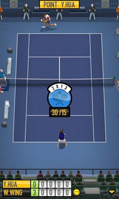 Screenshots of the Pro Tennis 2013 for Android tablet, phone.