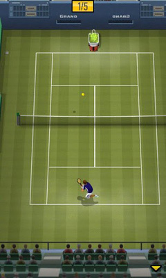 Screenshots of the Pro Tennis 2013 for Android tablet, phone.