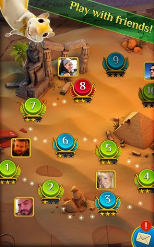 Screenshots of the Pyramid: Solitaire saga for Android tablet, phone.