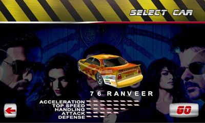 Screenshots of the Race 2 for Android tablet, phone.