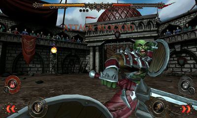 Screenshots of the Rage of the Gladiator for Android tablet, phone.