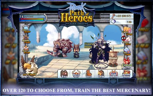 Screenshots of the Ragnarok online: Path of heroes for Android tablet, phone.