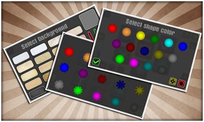 Screenshots of the Rainbow mini games for Android tablet, phone.