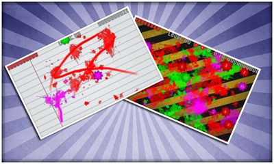 Screenshots of the Rainbow mini games for Android tablet, phone.