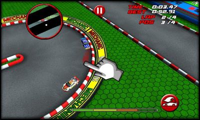 Screenshots of the RC Mini Racing for Android tablet, phone.