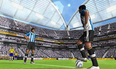 Screenshots of the Real Football 2012 for Android tablet, phone.