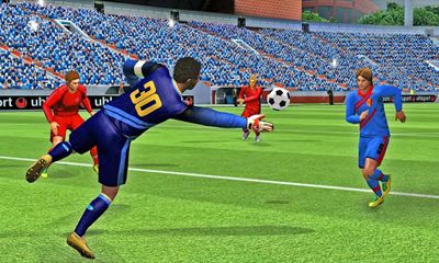 Screenshots of the Real Football 2013 for Android tablet, phone.