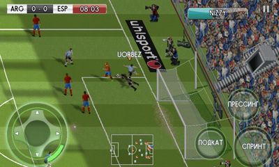 Screenshots of the Real Football 2014 for Android tablet, phone.