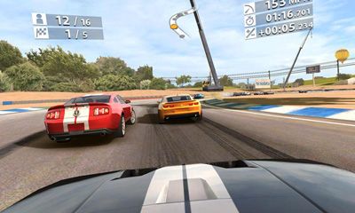 Screenshots of the Real Racing 2 for Android tablet, phone.