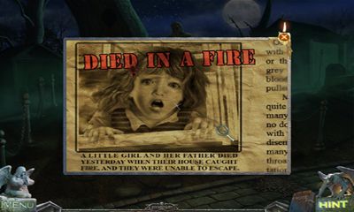 Screenshots of the Redemption Cemetery: Curse of the Raven for Android tablet, phone.