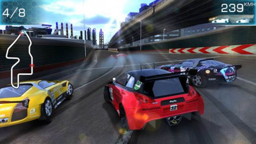 Screenshots of the Ridge racer: Slipstream for Android tablet, phone.