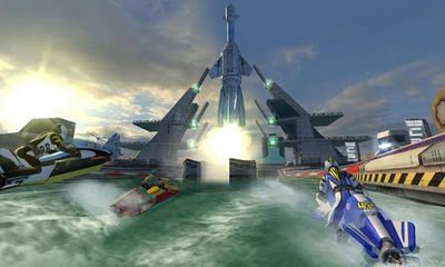 Screenshots of the Riptide GP for Android tablet, phone.