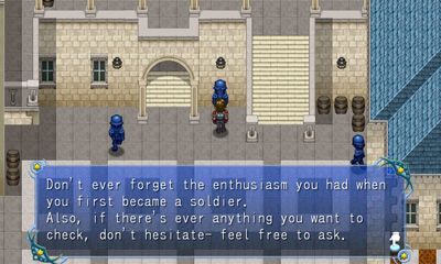 Screenshots of the RPG Symphony of the Origin for Android tablet, phone.