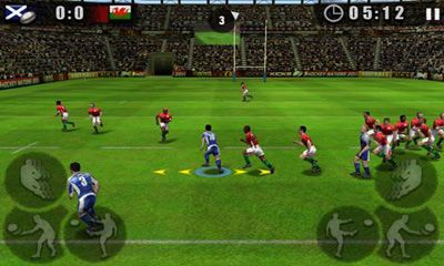 Screenshots of the Rugby Nations 2011 for Android tablet, phone.