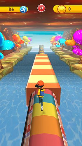 Screenshots of the Run run 3D for Android tablet, phone.
