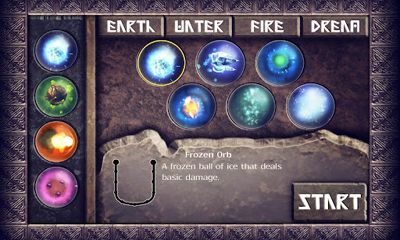 Screenshots of the Runic Rumble for Android tablet, phone.