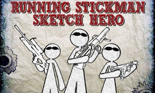 Screenshots of the Running Stickman: Sketch hero for Android tablet, phone.