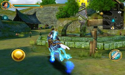 Screenshots of the Sacred Odyssey: Rise of Ayden HD for Android tablet, phone.