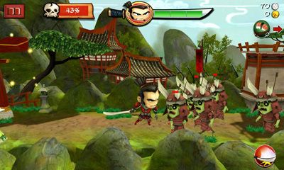 Screenshots of the Samurai vs Zombies Defense for Android tablet, phone.