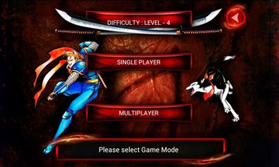 Screenshots of the Samurai Shodown II for Android tablet, phone.