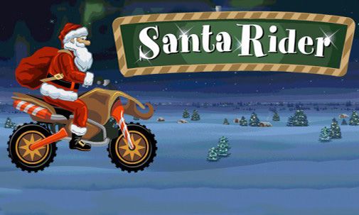 Screenshots of the Santa rider for Android tablet, phone.