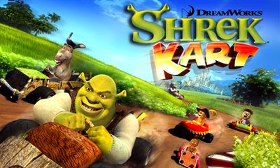Screenshots of the Shrek kart for Android tablet, phone.