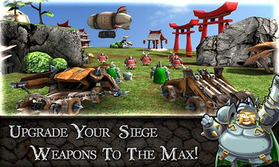 Screenshots of the Siegecraft for Android tablet, phone.