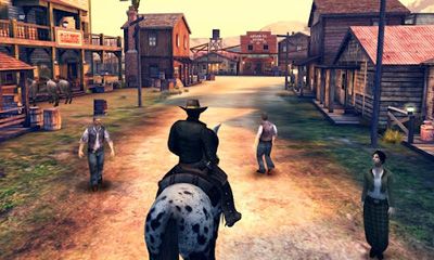 Screenshots of the Six-Guns for Android tablet, phone.