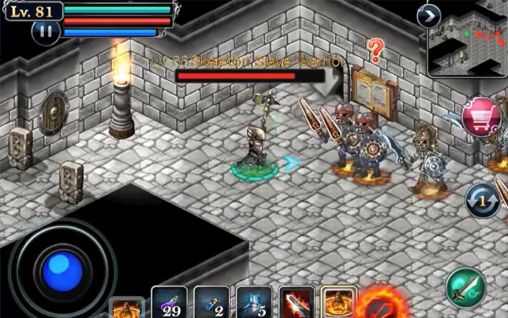 Screenshots of the SOL: Stone of life EX for Android tablet, phone.