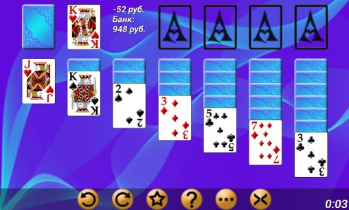 Screenshots of the Solitaire megapack for Android tablet, phone.