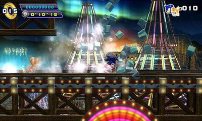 Screenshots of the Sonic 4 Episode 2 for Android tablet, phone.