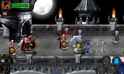 Screenshots of the Spartans vs Zombies Defense for Android tablet, phone.