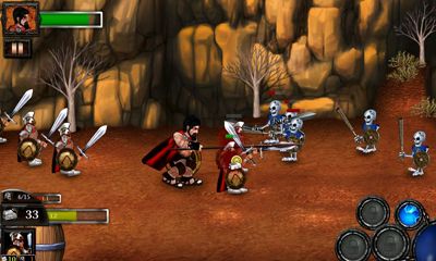 Screenshots of the Spartans vs Zombies Defense for Android tablet, phone.