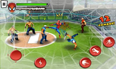 Screenshots of the Spider-Man Total Mayhem HD for Android tablet, phone.