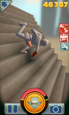 Screenshots of the Stair Dismount for Android tablet, phone.
