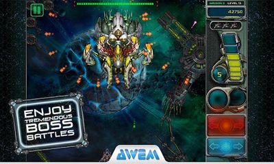 Screenshots of the Star Defender 3 for Android tablet, phone.