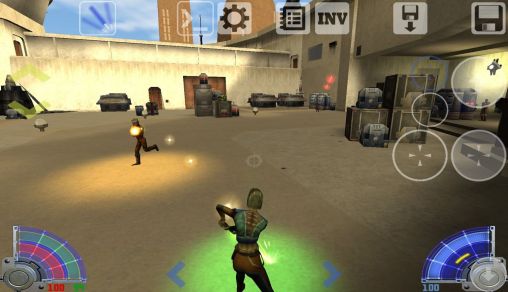 Screenshots of the Star wars: Jedi knight academy for Android tablet, phone.