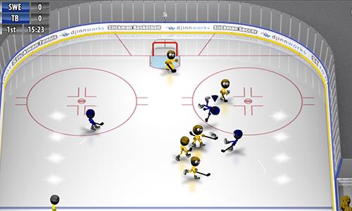 Screenshots of the Stickman ice hockey for Android tablet, phone.