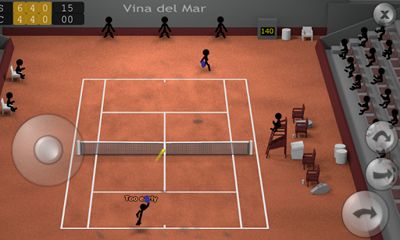 Screenshots of the Stickman Tennis for Android tablet, phone.