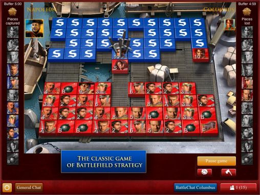 Screenshots of the Stratego: Official board game for Android tablet, phone.