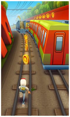 Screenshots of the Subway Surfers for Android tablet, phone.