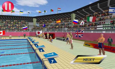Screenshots of the Summer Games 3D for Android tablet, phone.