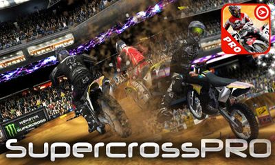 Screenshots of the SupercrossPro for Android tablet, phone.