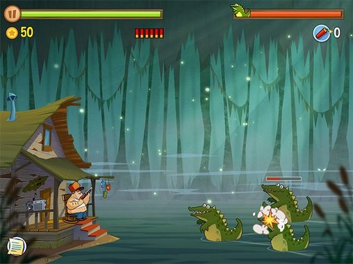 Screenshots of the Swamp attack for Android tablet, phone.