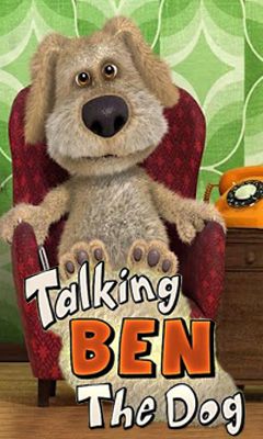 Screenshots of the Talking Ben the Dog for Android tablet, phone.