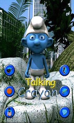 Screenshots of the Talking Crayon for Android tablet, phone.